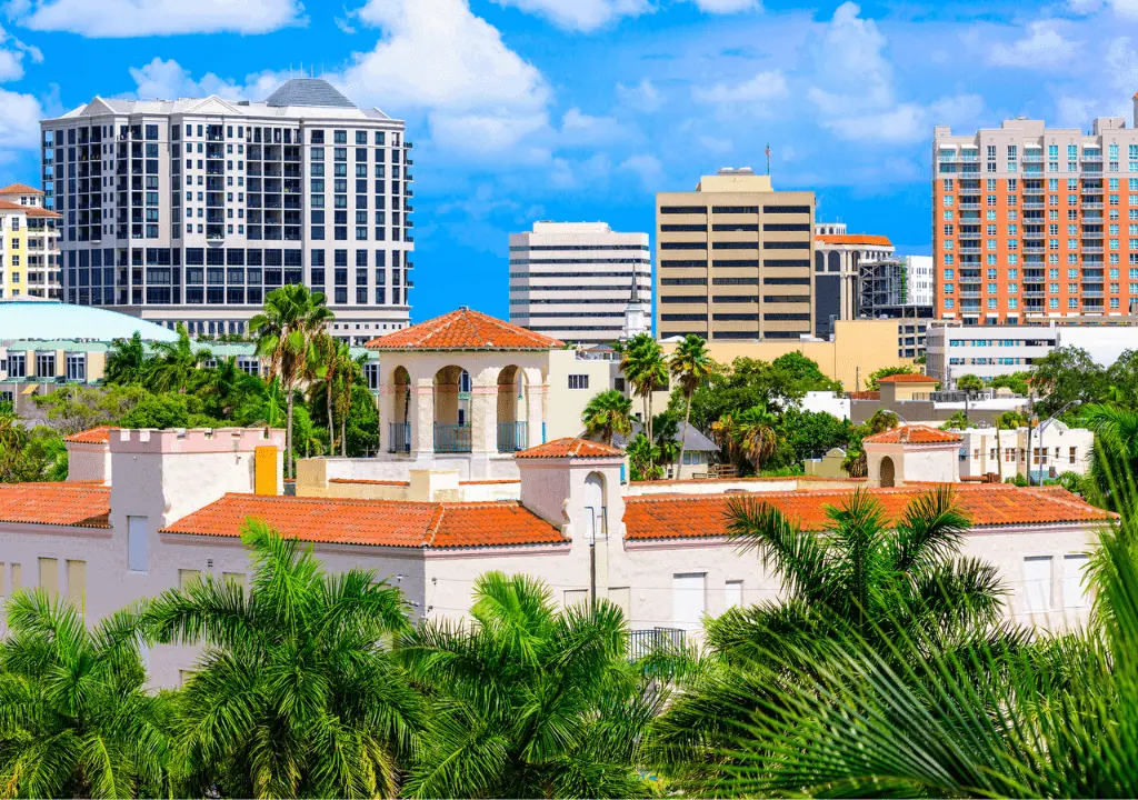 Sarasota skyline.